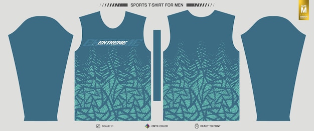 Ready to print sports t-shirt