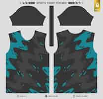 Free vector ready to print sports tshirt sublimation sports apparel designs