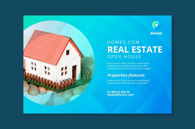 Real estate banner template