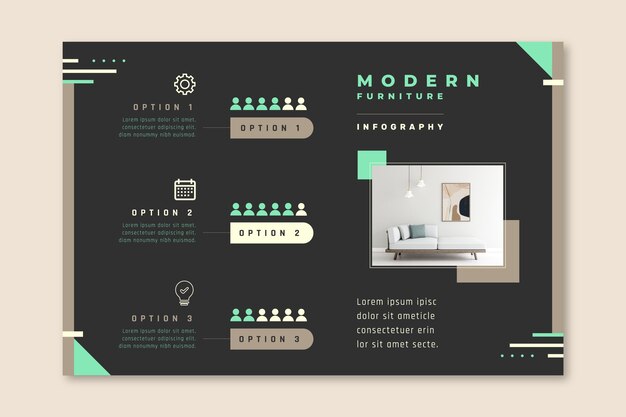Real estate business  infographic template