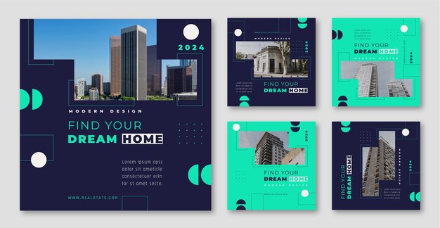 Real estate business  instagram posts