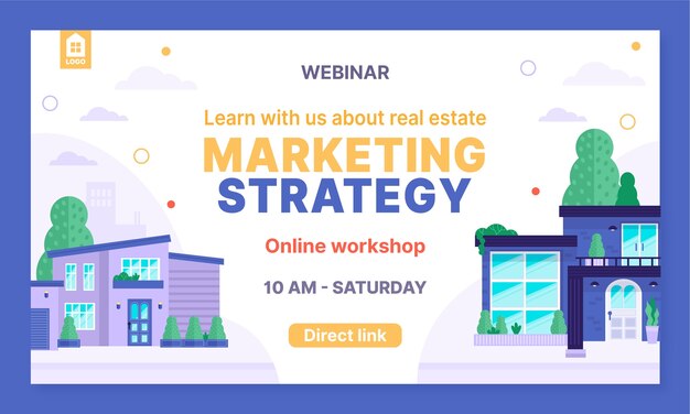 Real estate business webinar template