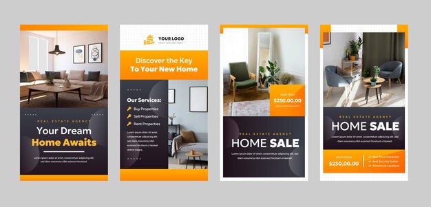 real estate concept instagram stories