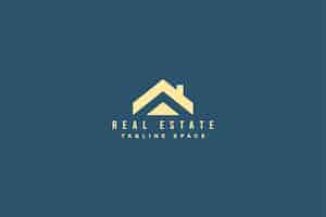 Free vector real estate house property logo template