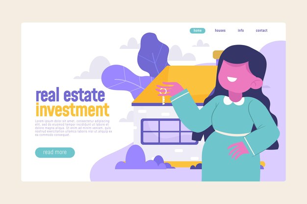 Real estate landing page