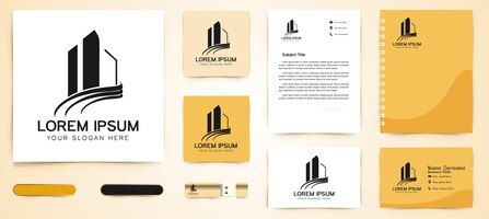 Real estate logo and business branding template design inspiration