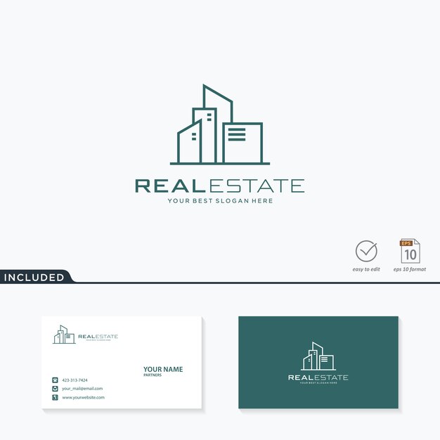 Download Free Real Estate Logo Design Inspiration Premium Vector Use our free logo maker to create a logo and build your brand. Put your logo on business cards, promotional products, or your website for brand visibility.