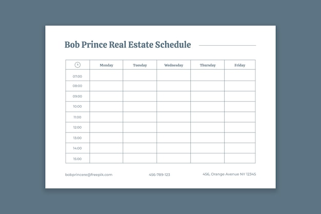 Free vector real estate template design