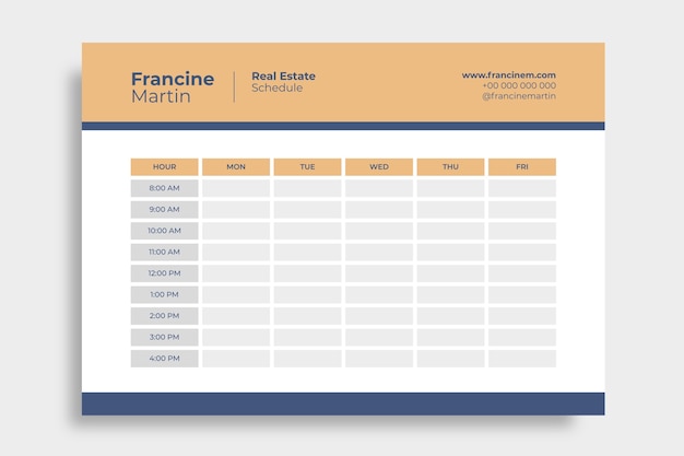 Free vector real estate template design