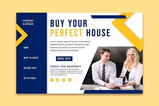 Real estate web template