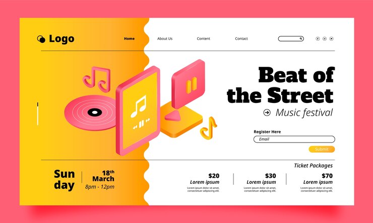 무료 Vector 사실주의 및 평면 디자인 템플릿 디자인