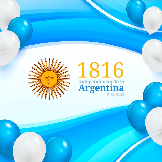 현실적인 9 de julio-declaracion de independencia de la argentina 그림