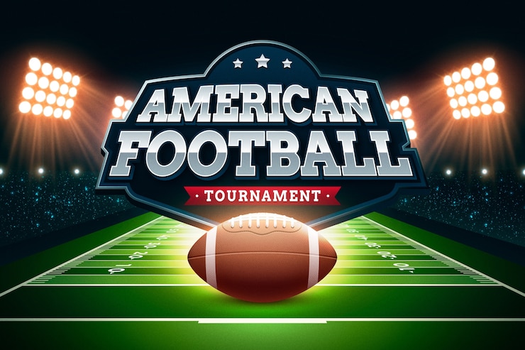 Free Vector realistic american football championship background