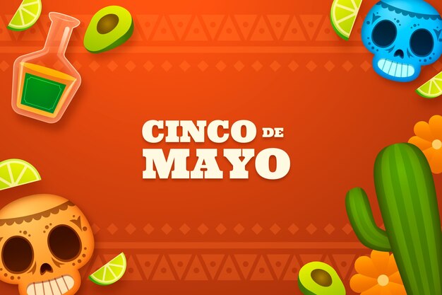 cinco de mayo 축하를 위한 현실적인 배경