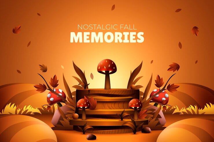Free Vector realistic background for fall season