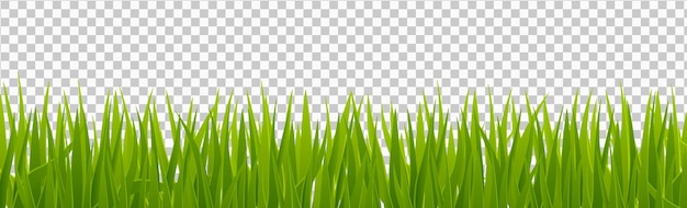 Free vector realistic banner with grass