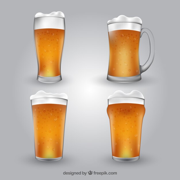 リアルなビールグラス＆マグカップコレクション