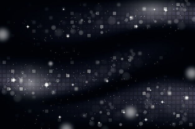 Free vector realistic black shimmer background