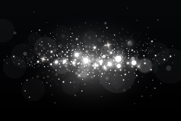 Free vector realistic  black shimmer background