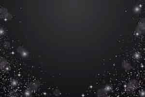 Free vector realistic  black shimmer background