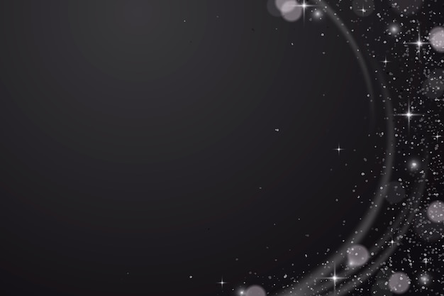 Free vector realistic  black shimmer background