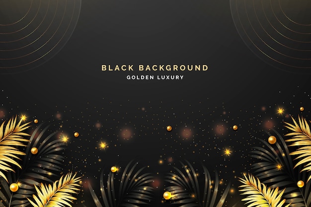 Free vector realistic black shimmer background