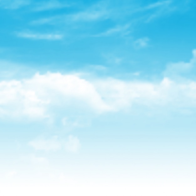 Realistic blue sky background 