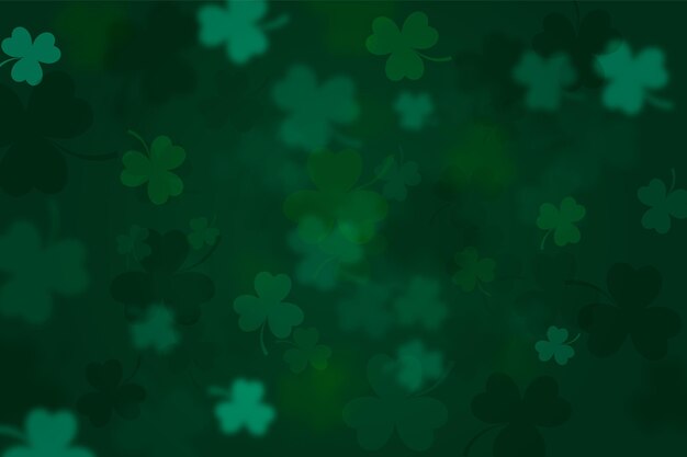 Realistic blurred st. patrick's day