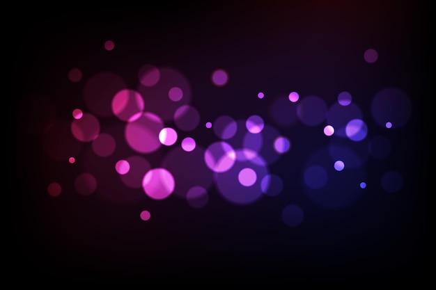 Free vector realistic bokeh background