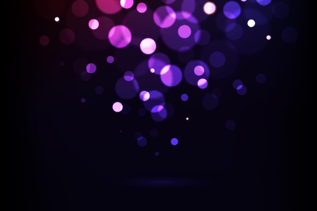 Free vector realistic bokeh background