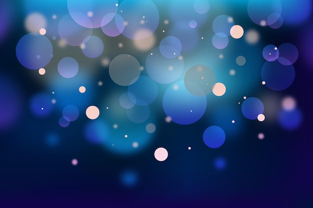Free vector realistic bokeh background