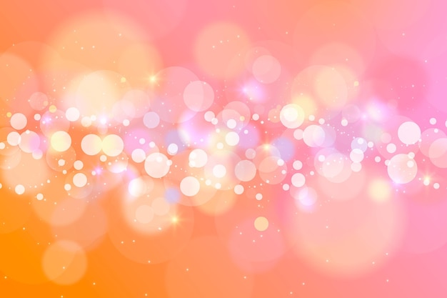 Free vector realistic bokeh background