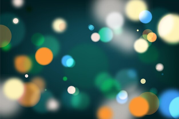 Realistic bokeh background