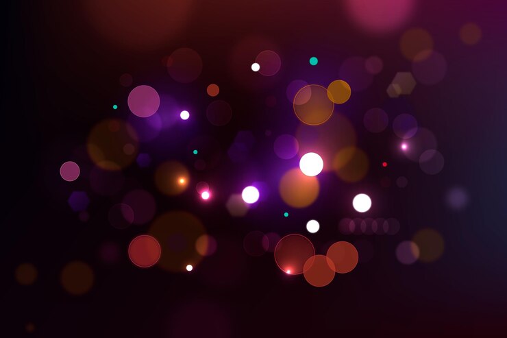 Free Vector realistic bokeh background