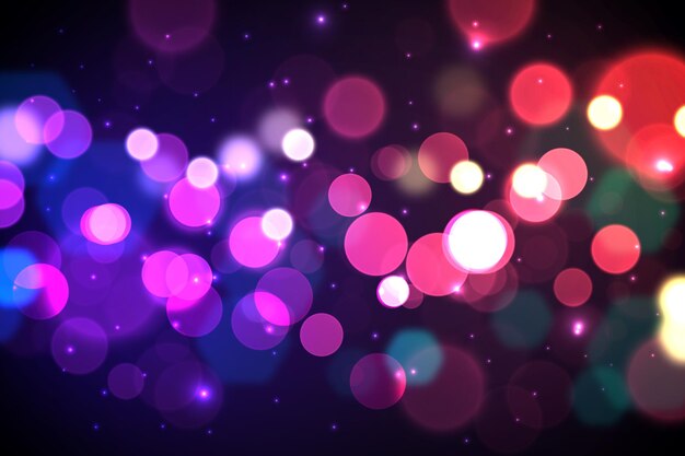 Free vector realistic bokeh background