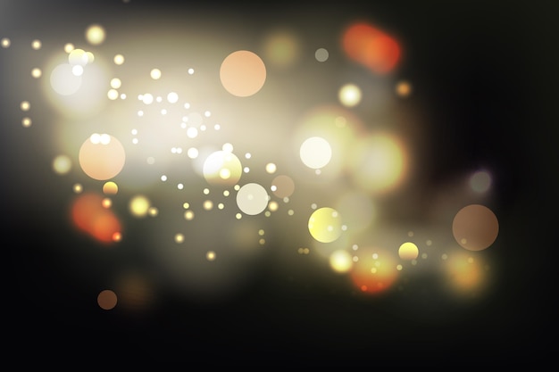 Free vector realistic bokeh background