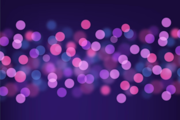 Free vector realistic bokeh background