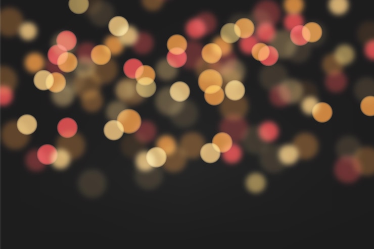 Free Vector realistic bokeh background