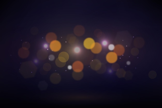 Realistic bokeh background