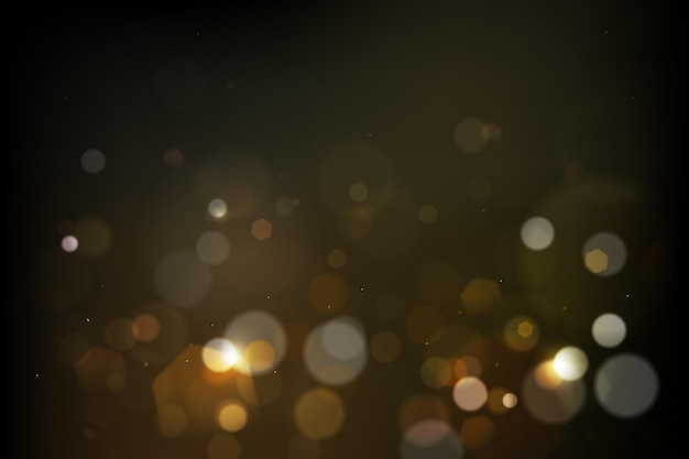 Realistic bokeh background