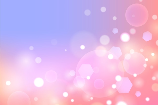 Free vector realistic bokeh background