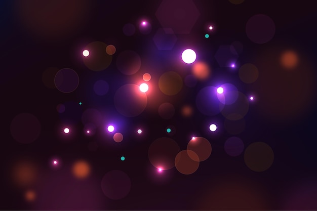 Free vector realistic bokeh background