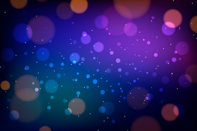 Free vector realistic bokeh background