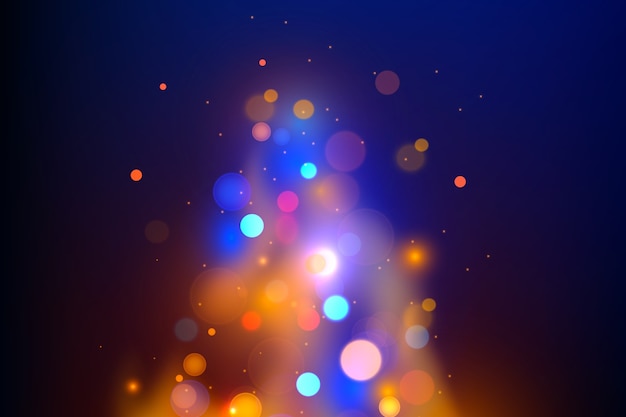 Free vector realistic bokeh background