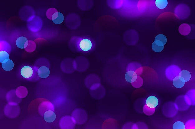 Realistic bokeh background