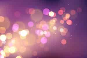 Free vector realistic bokeh background