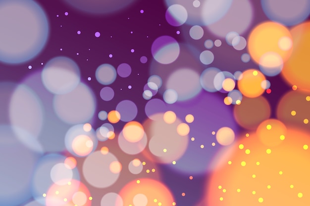 Free vector realistic bokeh background