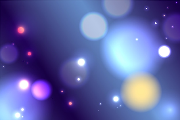 Free vector realistic bokeh background