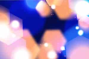 Free vector realistic bokeh background