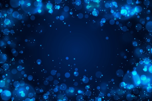 Free vector realistic bokeh background